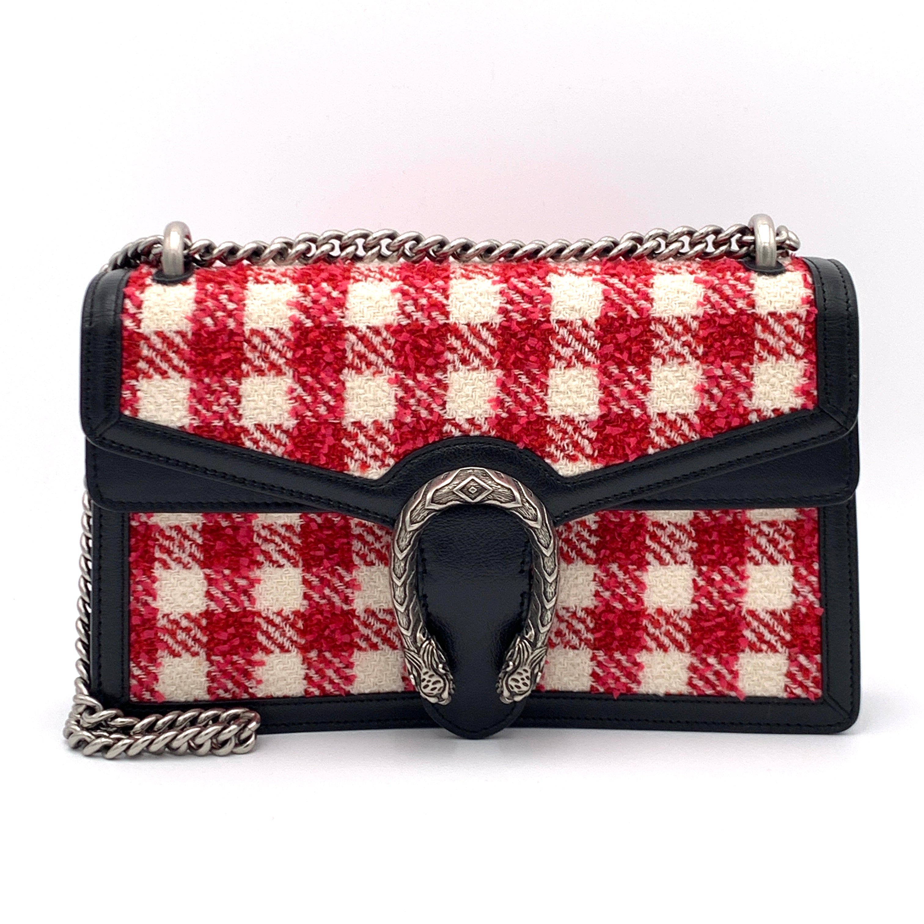 Dionysus Bag Tweed Small Red